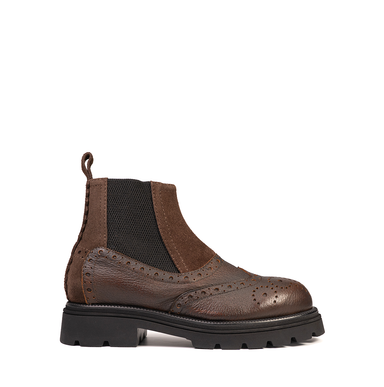 The Antipode Charles Dark Brown Leather Ankle Boots - DOLITA