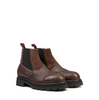 The Antipode Charles Dark Brown Leather Ankle Boots - DOLITA