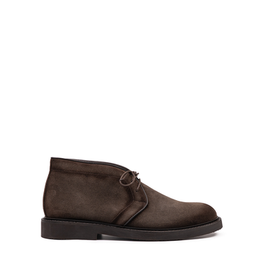 Sturlini Dark Brown Suede Ankle Boots - DOLITA