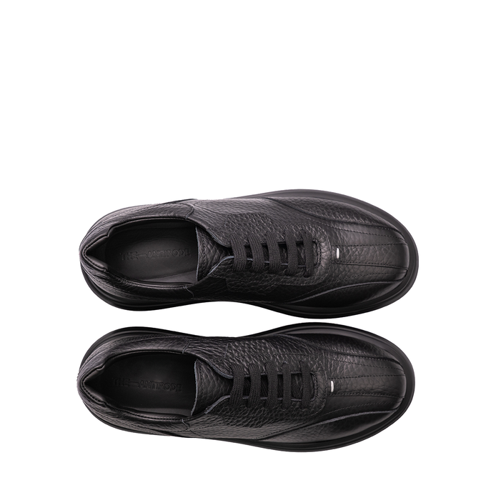 The Antipode Paul Black Leather Lace-ups - DOLITA