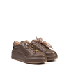 GIO+ Oliva Brown Leather Sneakers