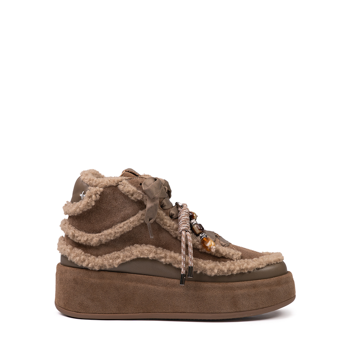 GIO+ Taupe Suede Ankle Boots