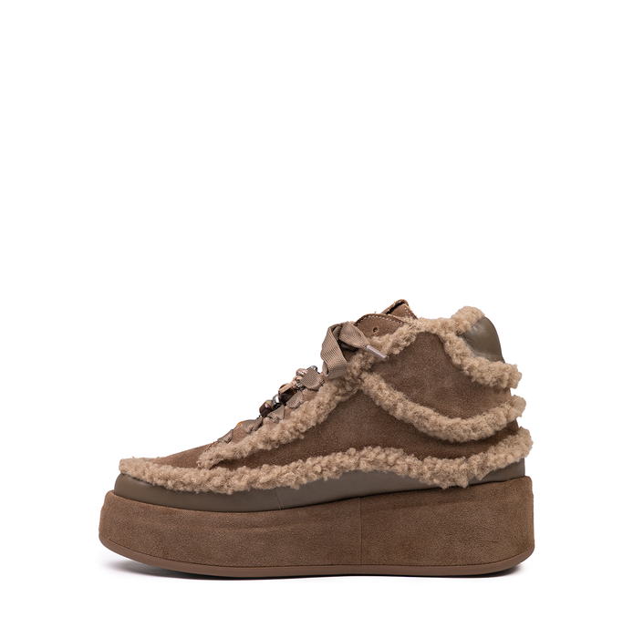 GIO+ Taupe Suede Ankle Boots