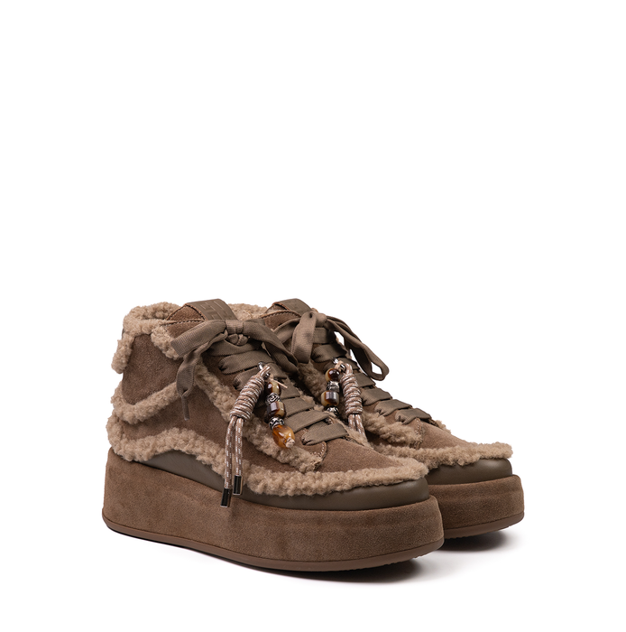 GIO+ Taupe Suede Ankle Boots