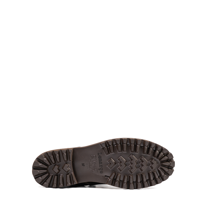 Lemargo Dark Brown Leather Ankle Boots