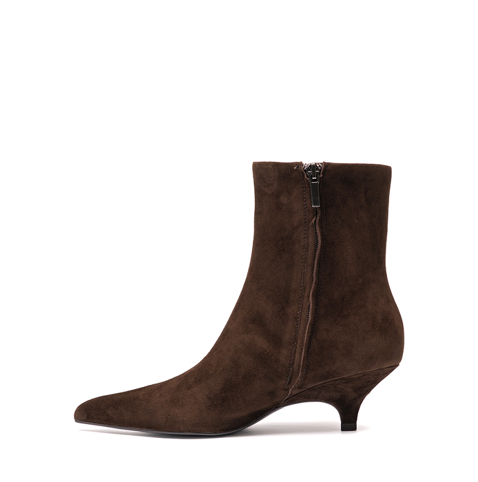 Elena Iachi Brown Suede Ankle Boots
