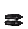 Elena Iachi Black Suede Flats - DOLITA