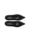 Elena Iachi Black Suede Flats