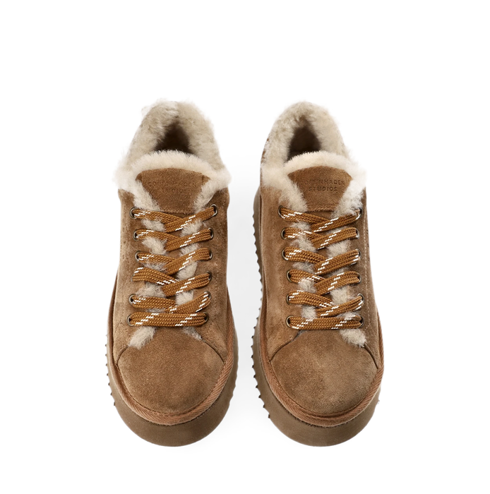 Copenhagen Studios Brown Suede Sneakers