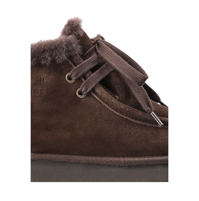 Copenhagen Studios Dark Brown Suede Ankle Boots - DOLITA