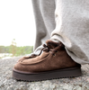 Copenhagen Studios Dark Brown Suede Ankle Boots - DOLITA