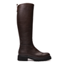 Guglielmo Rotta Warth Dark Brown Leather Tall Boots