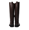 Guglielmo Rotta Warth Dark Brown Leather Tall Boots