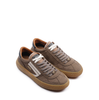 Puraai Vintage Taupe Microsuede Sneakers - DOLITA