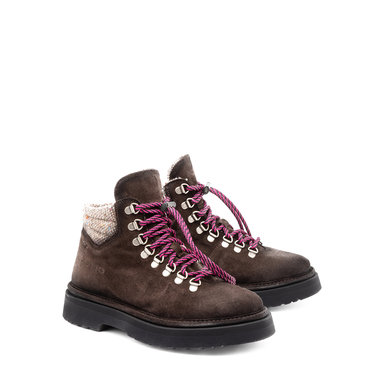 Alexander Hotto Dark Brown Suede Ankle Boots