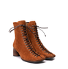 Halmanera Cami Cognac Suede Ankle Boots