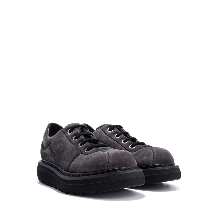 Premiata Dark Grey Suede Lace-ups