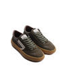 Puraai Vintage Olive Microsuede and Nylon Sneakers - DOLITA