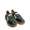 Puraai XS Green Microsuede and Velvet Sneakers - DOLITA