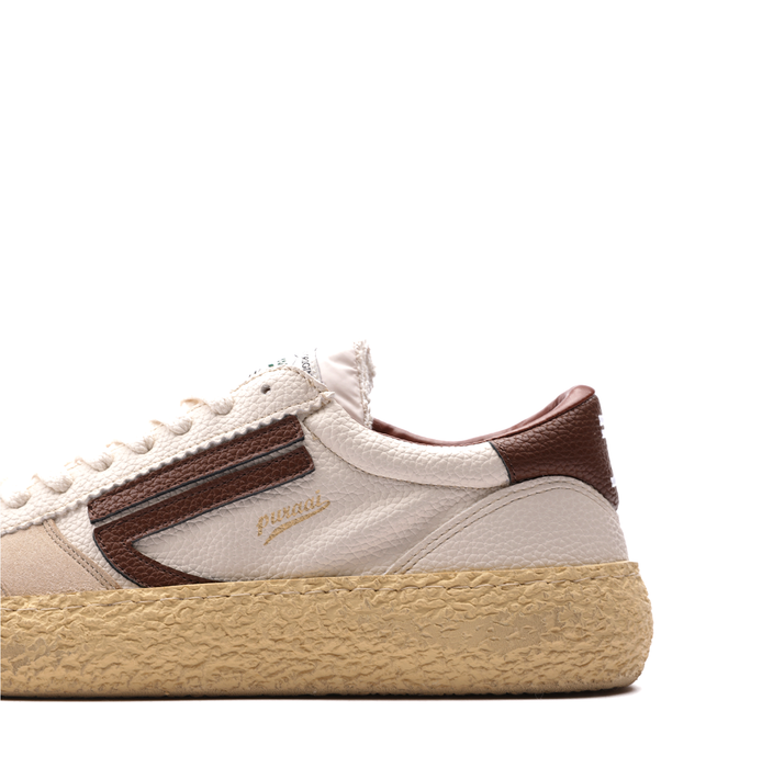 Puraai Vintage White Eco Leather Sneakers - DOLITA
