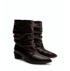 Poeve Chase Dark Brown Leather Ankle Boots