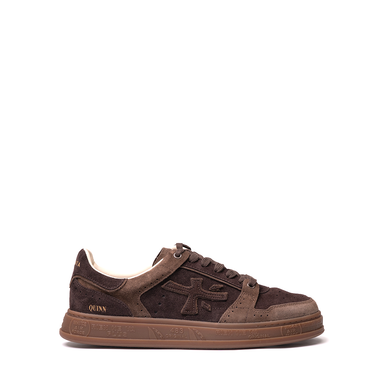 Premiata Quinn Brown Suede Sneakers
