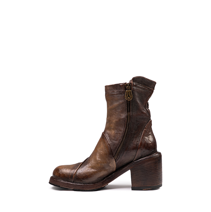 Le Ruemarcel SAWAKO D Dark Brown Leather Ankle Boots