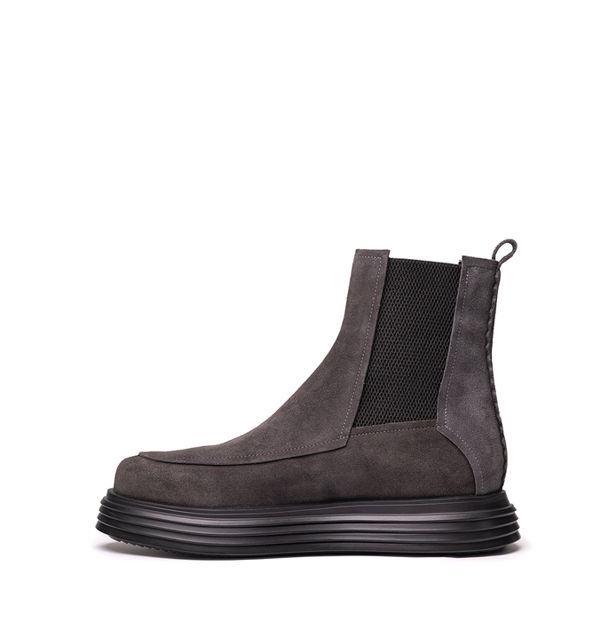 The Antipode Paul Dark Gray Suede Ankle Boots