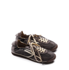 Puraai Panther Dark Grey Microsuede and Nylon Sneakers - DOLITA