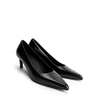 Poeve Effy Black Leather Heels