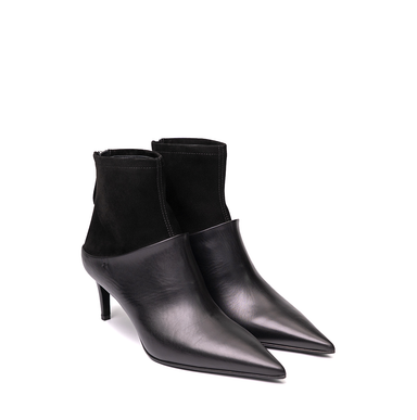 Premiata M7487 Black Leather Ankle Boots