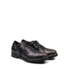 Le Ruemarcel SEKY D Black and Platinum Leather Lace-ups - DOLITA