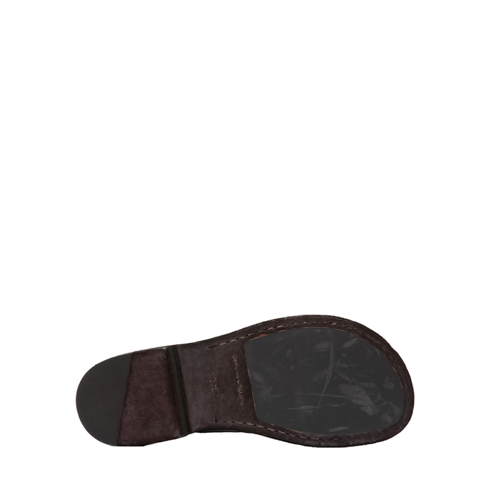 Officine Creative Chestnut Brown Leather Loafers