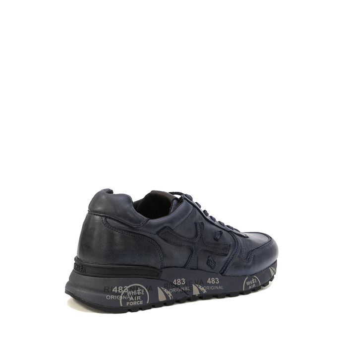 Premiata Mick Navy Leather Sneakers