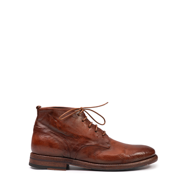 Le Ruemarcel EKIKEN U Brown Leather Ankle Boots