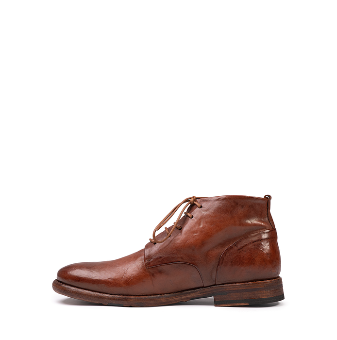 Le Ruemarcel EKIKEN U Brown Leather Ankle Boots