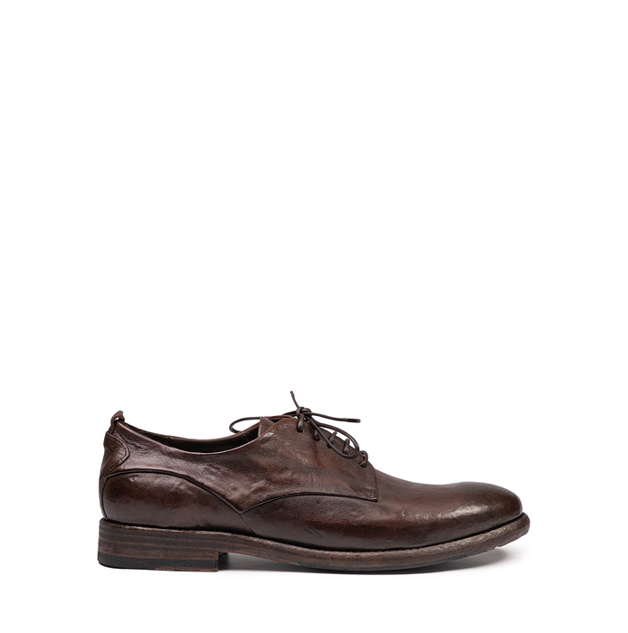Le Ruemarcel EKIKEN U Dark Brown Leather Lace-ups