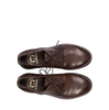 Le Ruemarcel EKIKEN U Dark Brown Leather Lace-ups