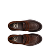 Le Ruemarcel EKIKEN U Dark Brown Leather and Suede Loafers