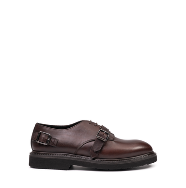 Premiata Brown Leather Lace-ups - DOLITA