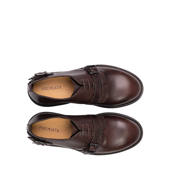 Premiata Brown Leather Lace-ups
