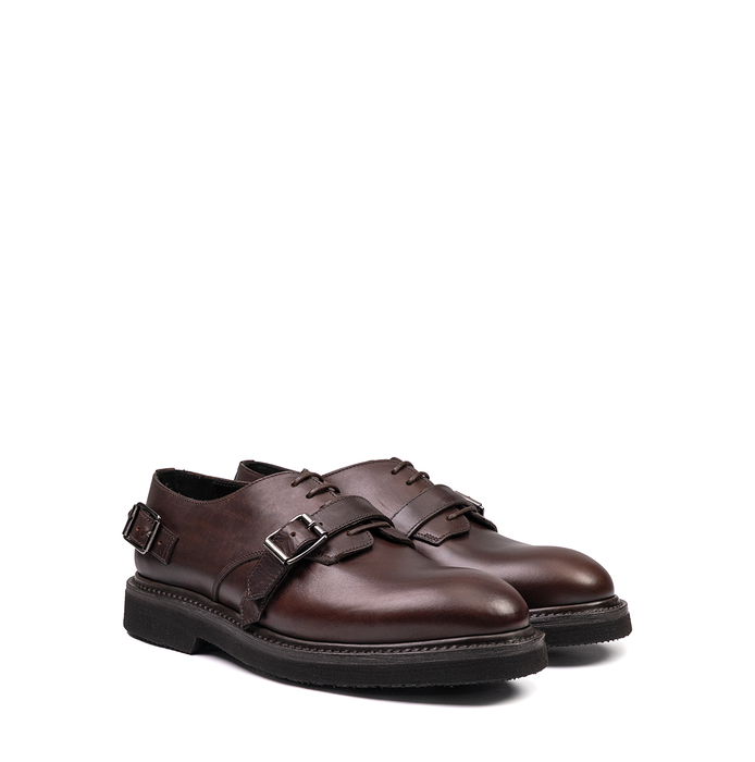 Premiata Brown Leather Lace-ups
