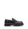 Premiata Black Leather Loafers