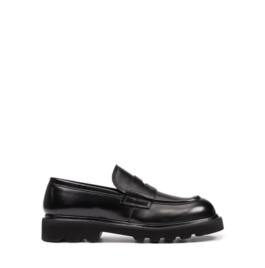 Premiata Black Leather Loafers - DOLITA