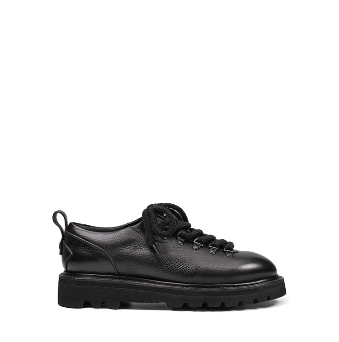 Premiata Black Leather Lace-ups