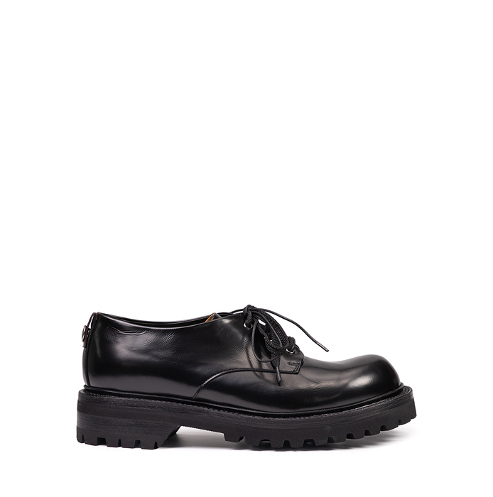 Premiata Black Leather Lace-ups
