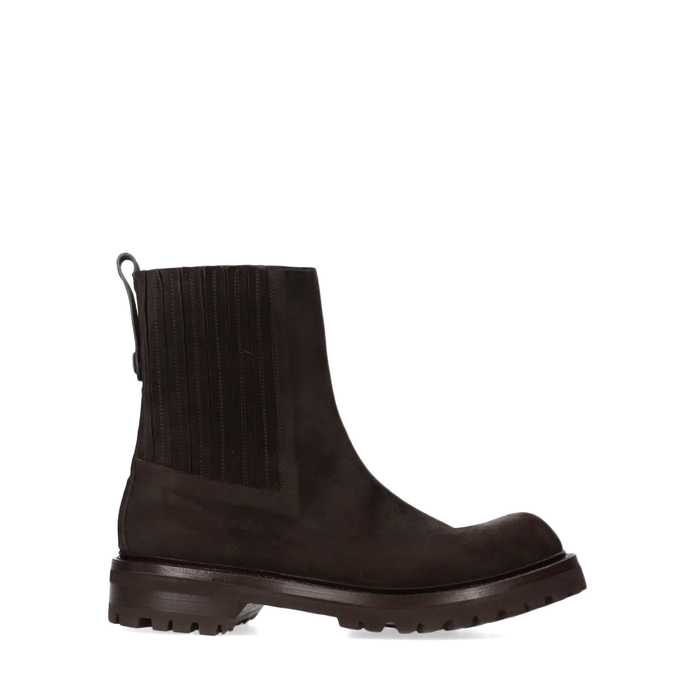 Premiata Dark Brown Suede Ankle Boots