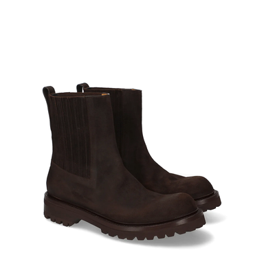 Premiata Dark Brown Suede Ankle Boots