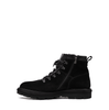 Giampieronicola Black Suede and Leather Ankle Boots
