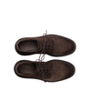Giampieronicola Dark Brown Textured Suede Lace-ups